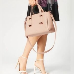 Ted Baker London Jules Taupe Adjustable Handle Tote- New W Tags/Unnoticible Flaw